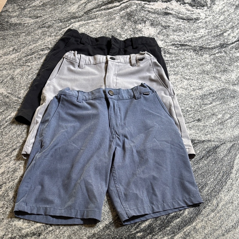 Men's Casual Stretch Shorts - Blue, Gray, Black